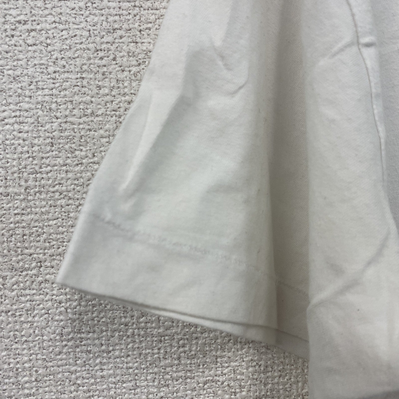 Cabane de ZUCCa　カバンドズッカ　半袖プリントTシャツ　シングルステッチ　白　ホワイト