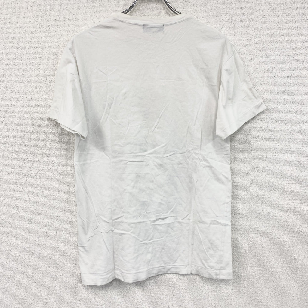 Cabane de ZUCCa　カバンドズッカ　半袖プリントTシャツ　シングルステッチ　白　ホワイト