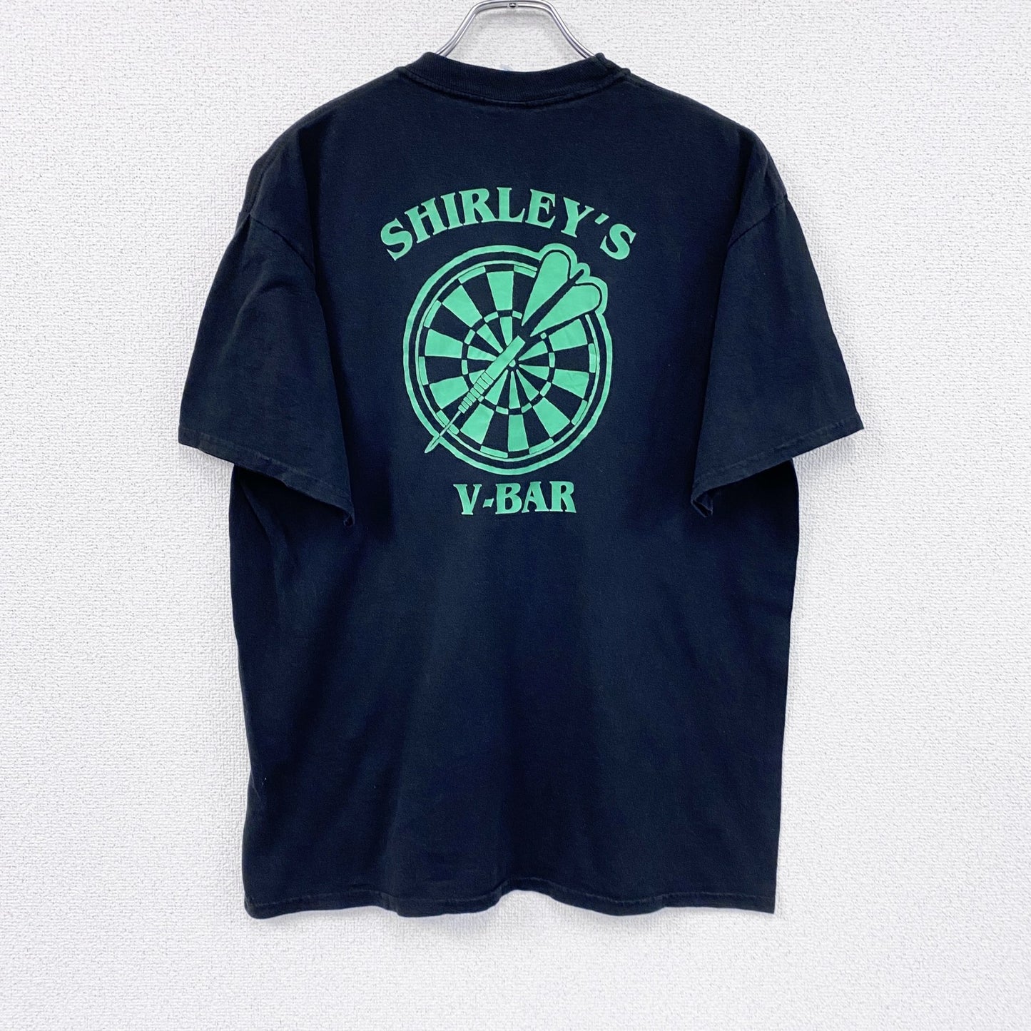 00s　JERZEES　ジャージーズ　半袖プリントTシャツ　ポケT　ヴィンテージ　黒　ブラック　Lサイズ