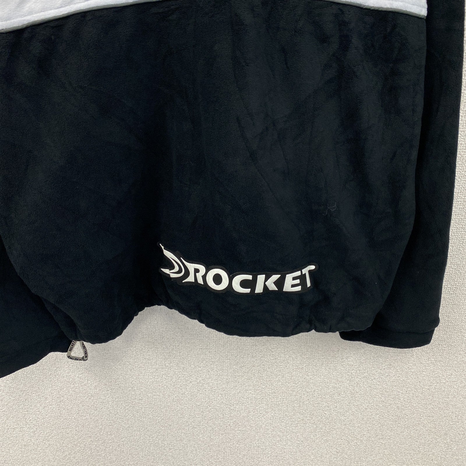 JOE ROCKET　SUZUKI　スズキ　プルオーバーフリースジャケット　ハーフジップ　黒　ブラック　Lサイズ