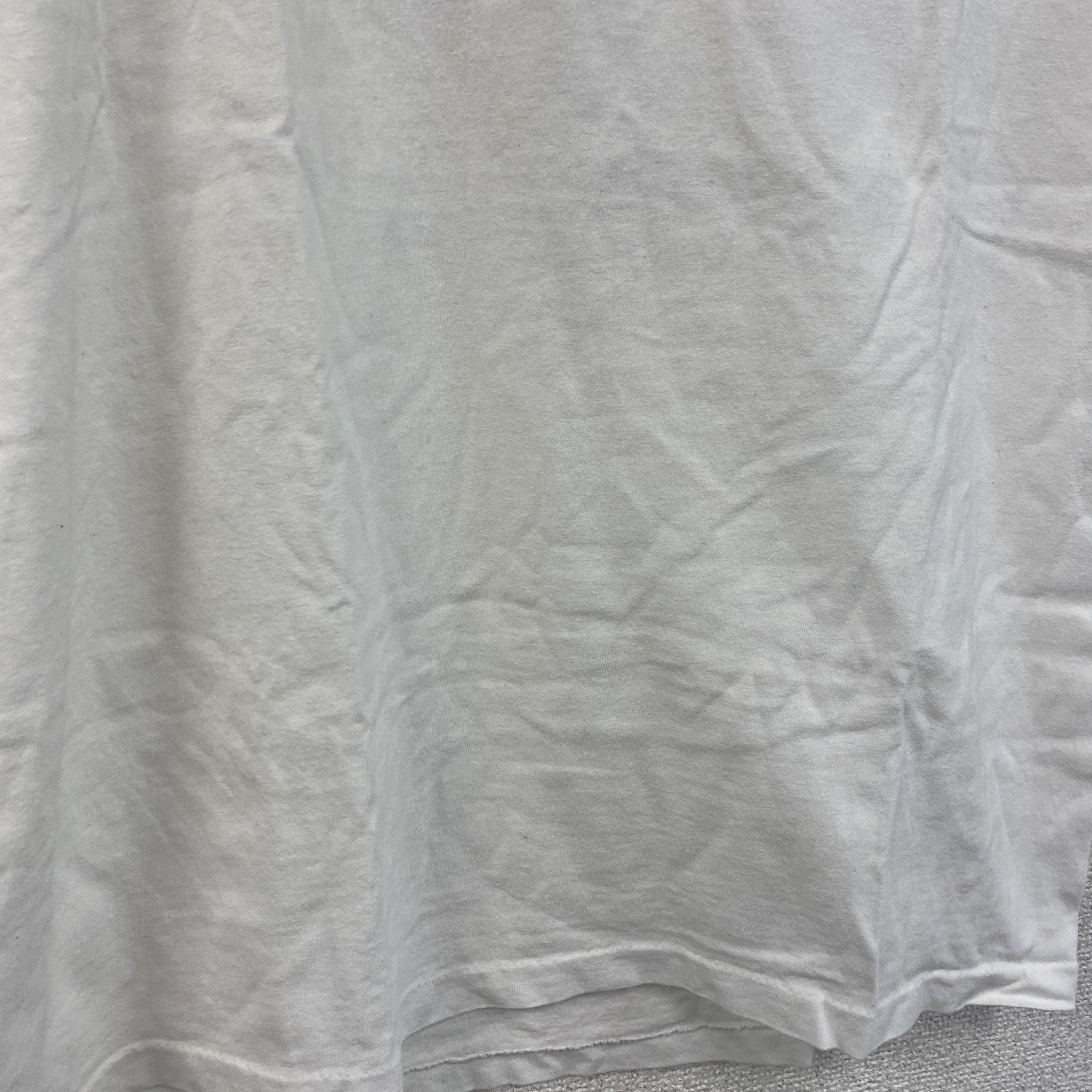 Hanes　ヘインズ　半袖プリントTシャツ　シングルステッチ　白　ホワイト　Mサイズ　
