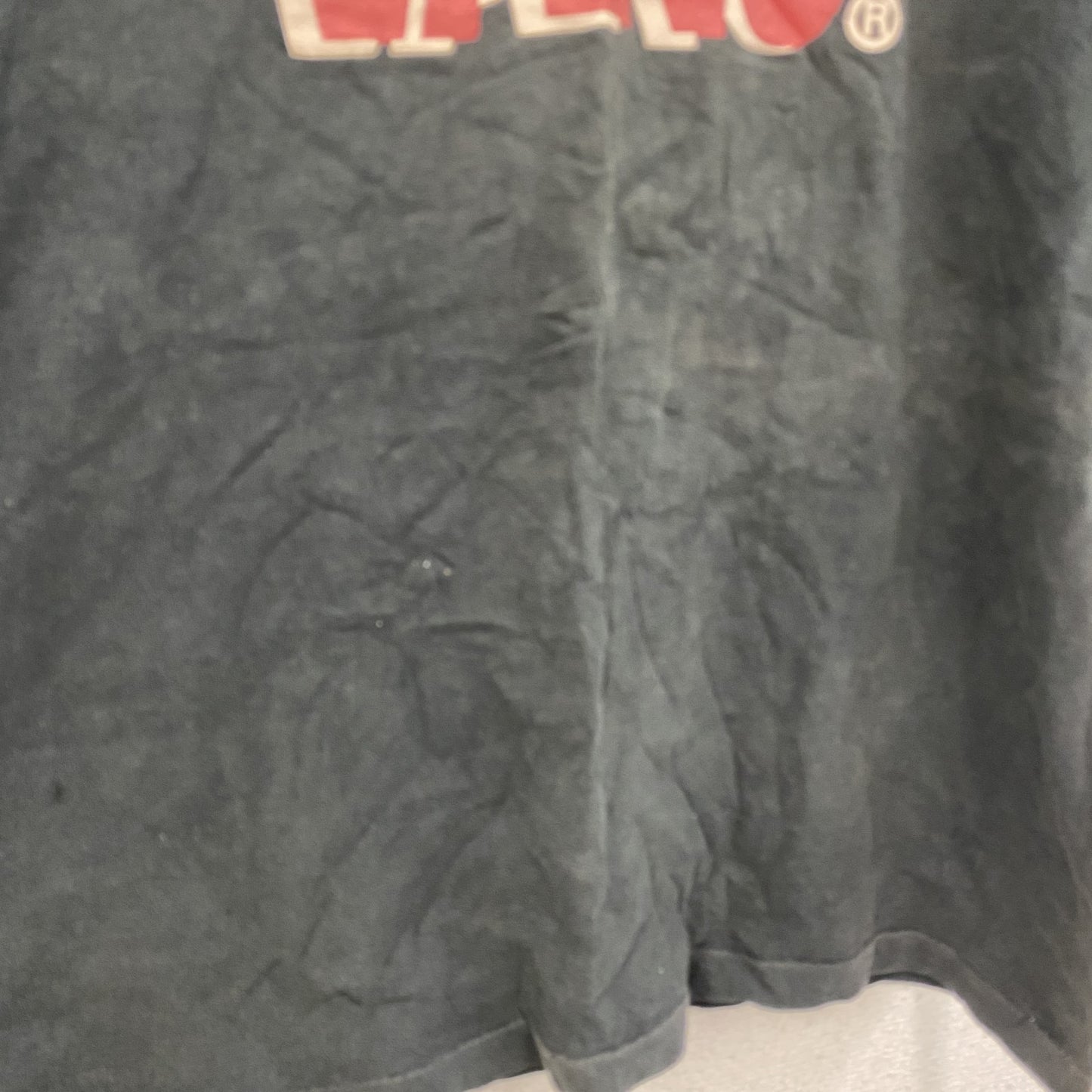 90s　VANS　バンズ　半袖プリントTシャツ　シングルステッチ　デカロゴ　ヴィンテージ　黒　ブラック