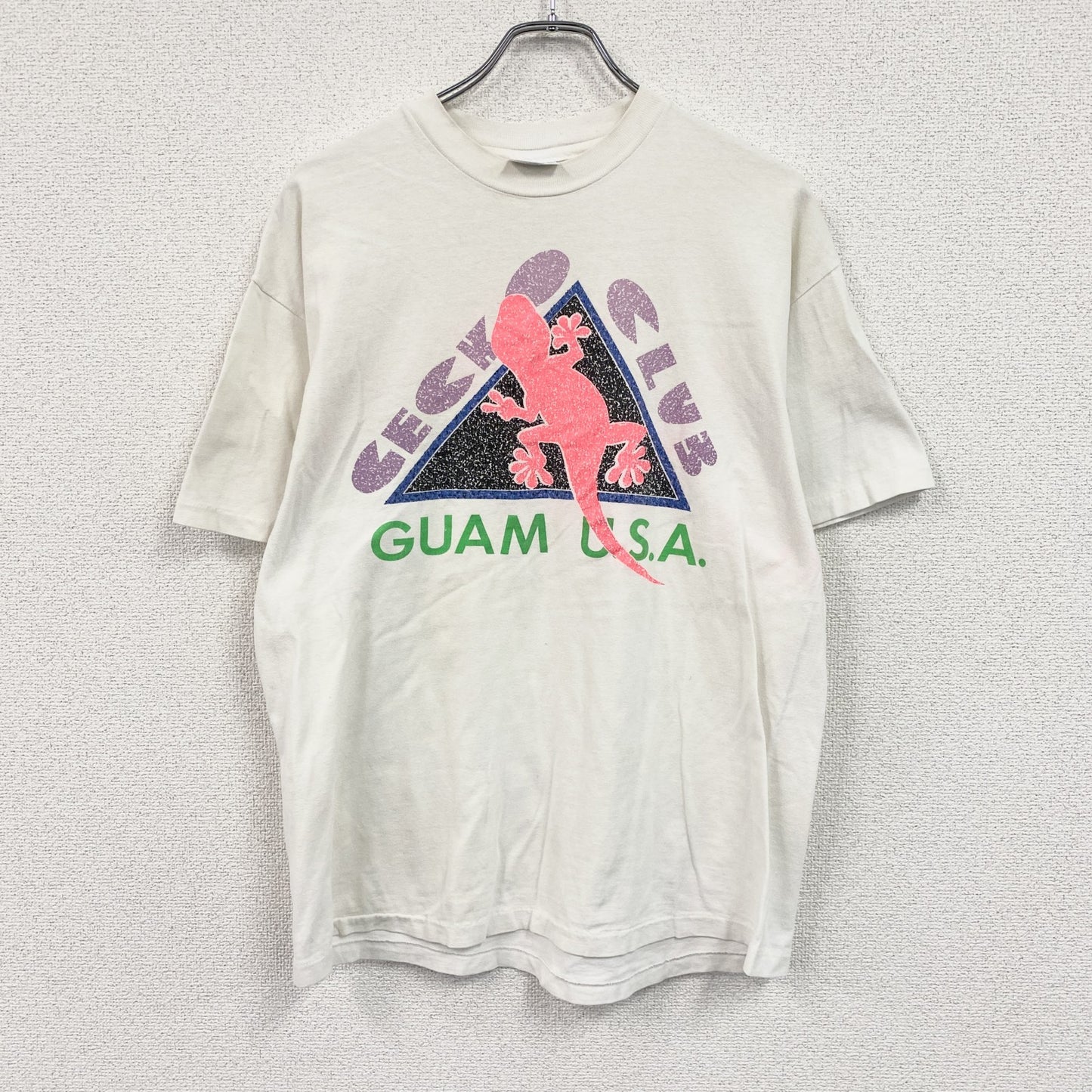 00s　Hanes　ヘインズ　半袖プリントTシャツ　スーベニア　シングルステッチ　ヴィンテージ　白　ホワイト　Lサイズ