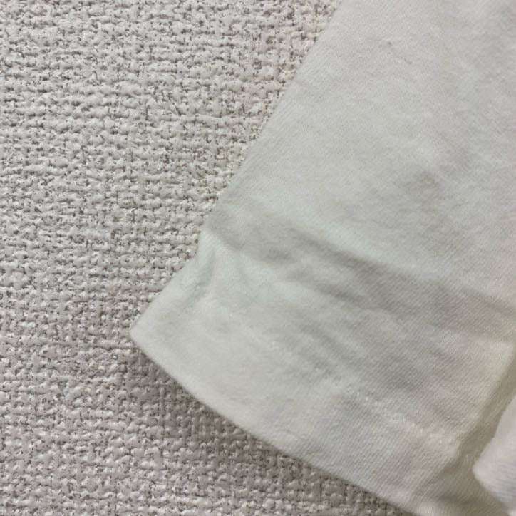 Hanes　ヘインズ　半袖プリントTシャツ　シングルステッチ　白　ホワイト　Mサイズ　