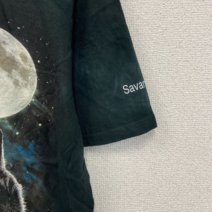THE MOUNTAIN　ザマウンテン　半袖プリントTシャツ　アニマルT　タイダイ　緑　ダークグリーン　Mサイズ