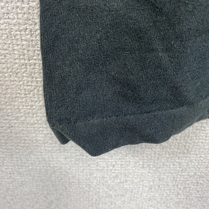 90s　VANS　バンズ　半袖プリントTシャツ　シングルステッチ　デカロゴ　ヴィンテージ　黒　ブラック