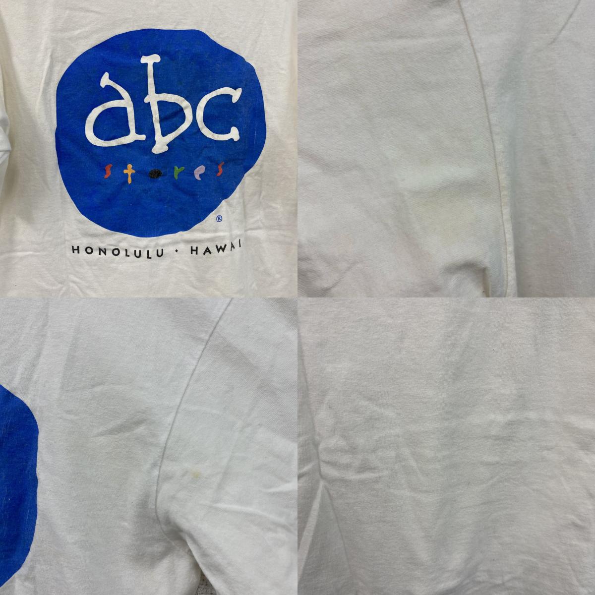 Hanes　ヘインズ　半袖プリントTシャツ　シングルステッチ　白　ホワイト　Mサイズ　