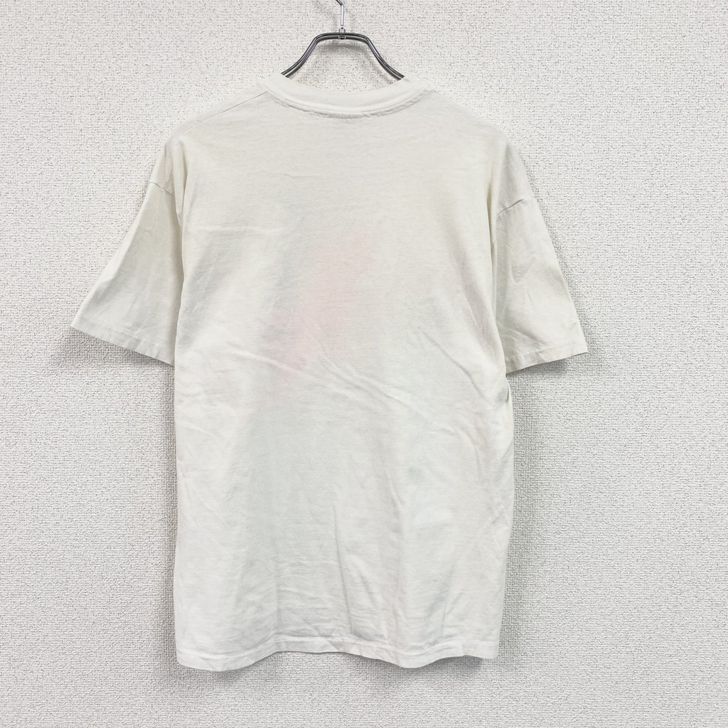 00s　Hanes　ヘインズ　半袖プリントTシャツ　スーベニア　シングルステッチ　ヴィンテージ　白　ホワイト　Lサイズ