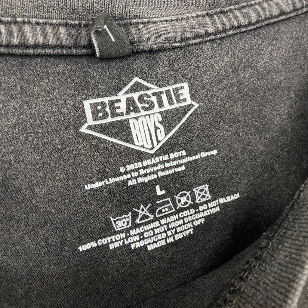 The Beastie Boys　ビースティ・ボーイズ　Multicolour Logo　半袖プリントTシャツ　ラップT　オフィシャル　グレー　Lサイズ【新品・正規品】