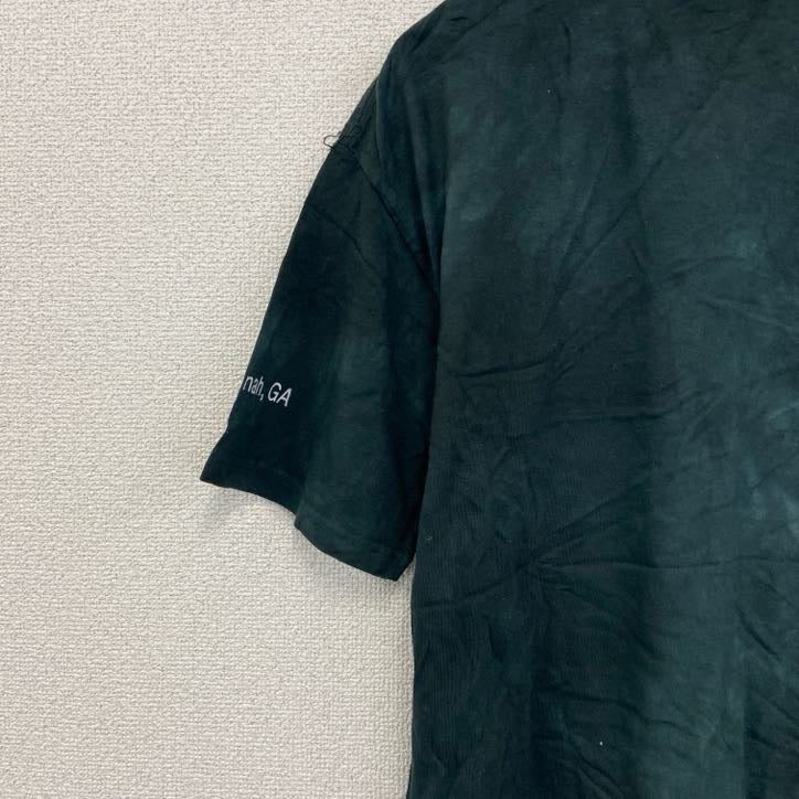 THE MOUNTAIN　ザマウンテン　半袖プリントTシャツ　アニマルT　タイダイ　緑　ダークグリーン　Mサイズ