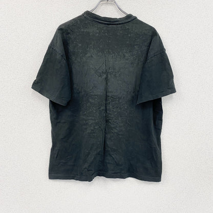 90s　VANS　バンズ　半袖プリントTシャツ　シングルステッチ　デカロゴ　ヴィンテージ　黒　ブラック