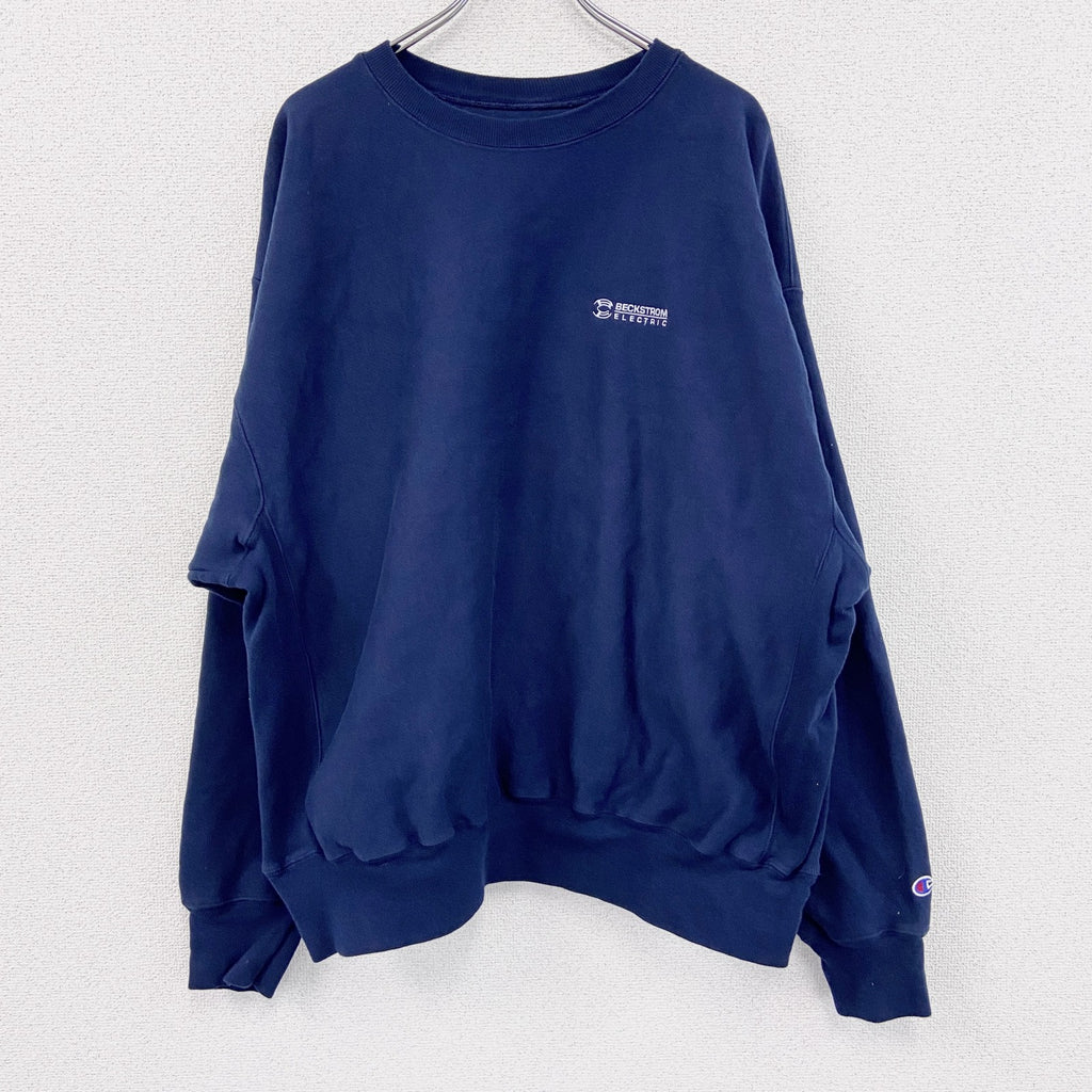 00s　Champion　チャンピオン　プレミアムリバースウィーブ　スウェット/トレーナー　紺　ネイビー　XXLサイズ