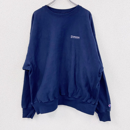 00s　Champion　チャンピオン　プレミアムリバースウィーブ　スウェット/トレーナー　紺　ネイビー　XXLサイズ