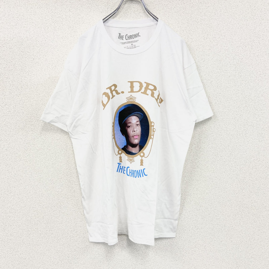 DR.DRE　ドクター・ドレー　THE CHRONIC　半袖フォトプリントTシャツ　ラップT　オフィシャル　白　ホワイト　XLサイズ【新品・正規品】