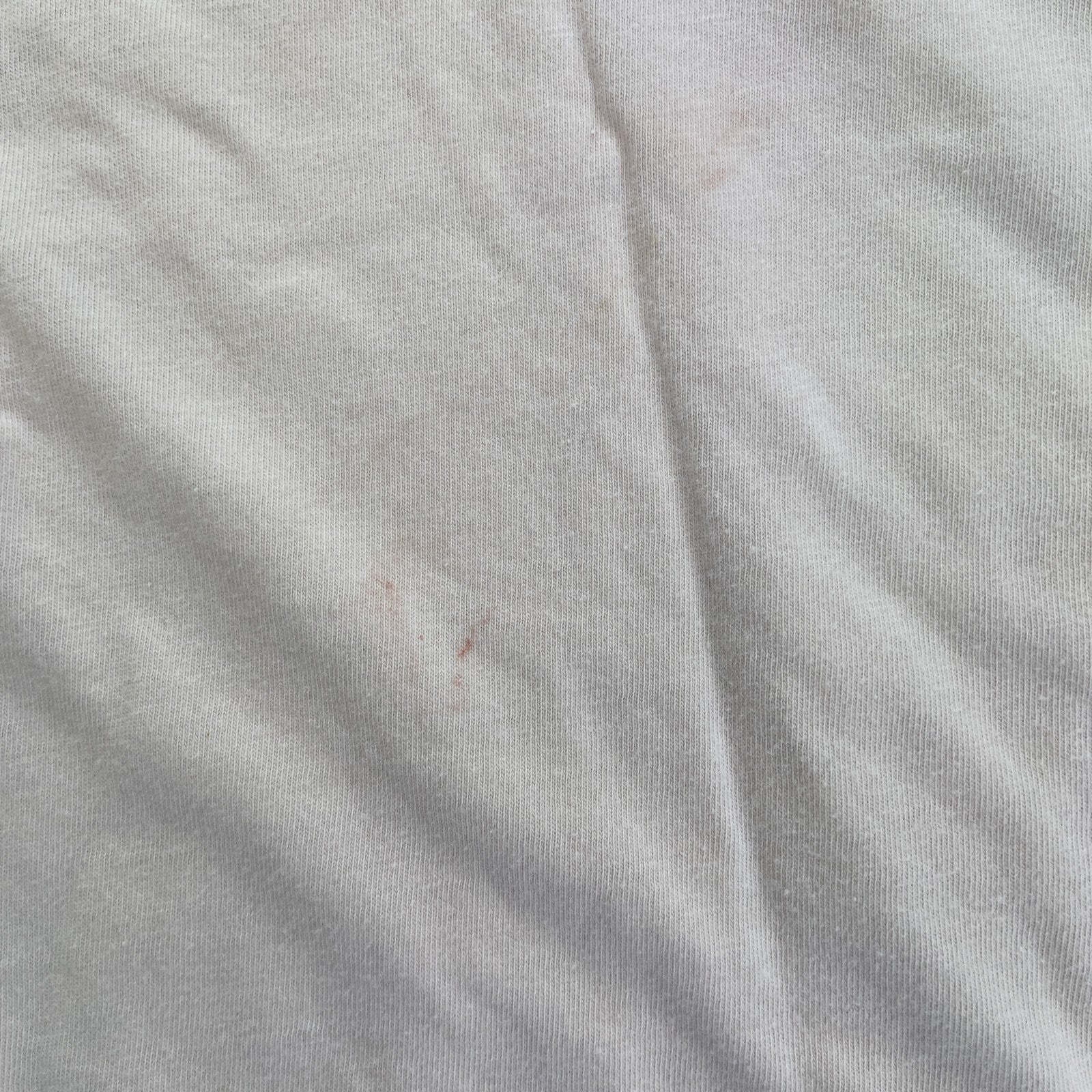 古着 used　lecomte　半袖プリントTシャツ　クルーネック　薄ピンク　レトロ　風景写真デザイン　カジュアル　Lサイズ