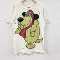 90s　 TULTEX　タルテックス　チキチキマシン猛レース　ケンケン　半袖プリントTシャツ　シングルステッチ　白　ホワイト　Mサイズ