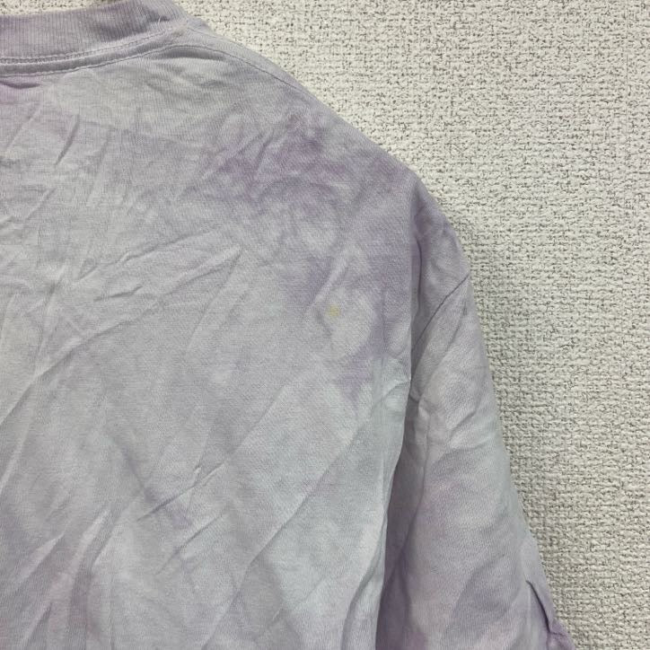 THE MOUNTAIN　ザマウンテン　半袖プリントTシャツ　アニマルT　タイダイ　紫　パープル　Mサイズ