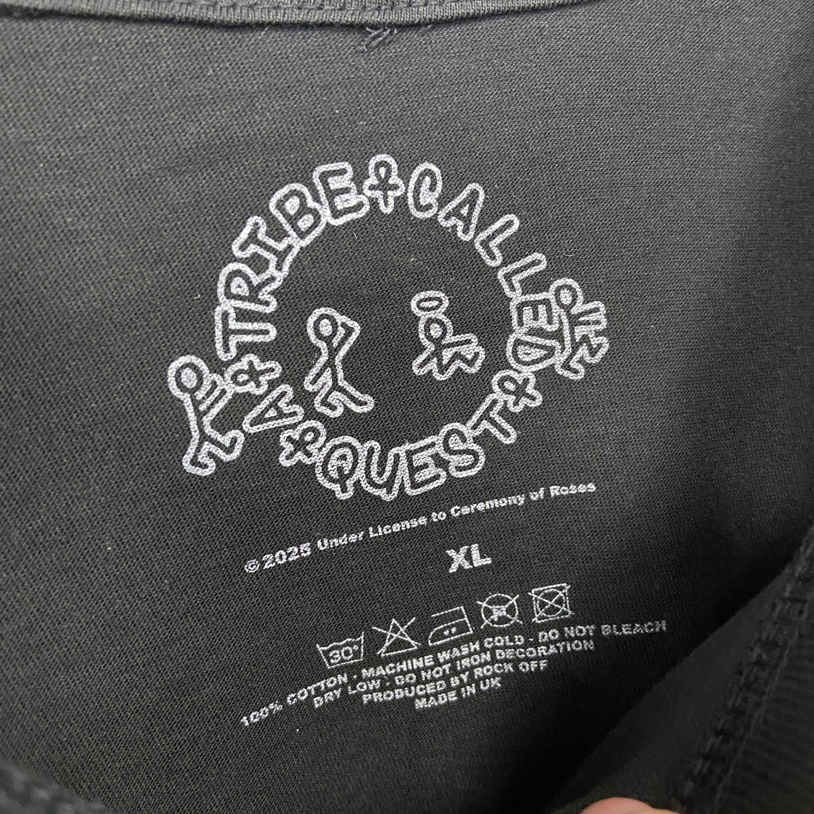 A Tribe Called Quest　ア・トライブ・コールド・クエスト　Midnight Marauders　半袖プリントTシャツ　ラップT　オフィシャル　黒　ブラック　Lサイズ【新品・正規品】