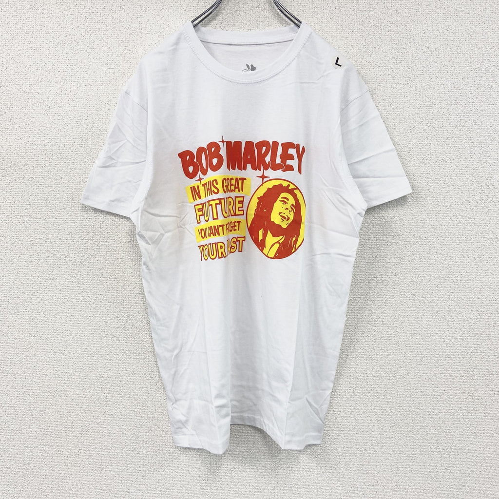 BOB MARLY　ボブマーリー　This Great Future　半袖プリントTシャツ　レゲエT　ZIONボディ　オフィシャル　白　ホワイト　Lサイズ【新品・正規品】