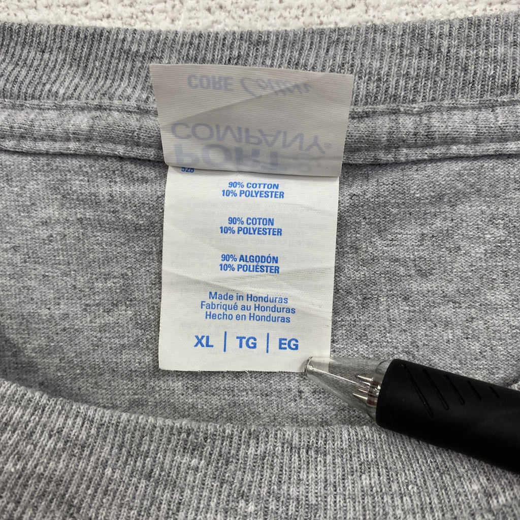 PORT&COMPANY　Sherwin-Williams　半袖プリントTシャツ　灰色　グレー　XLサイズ