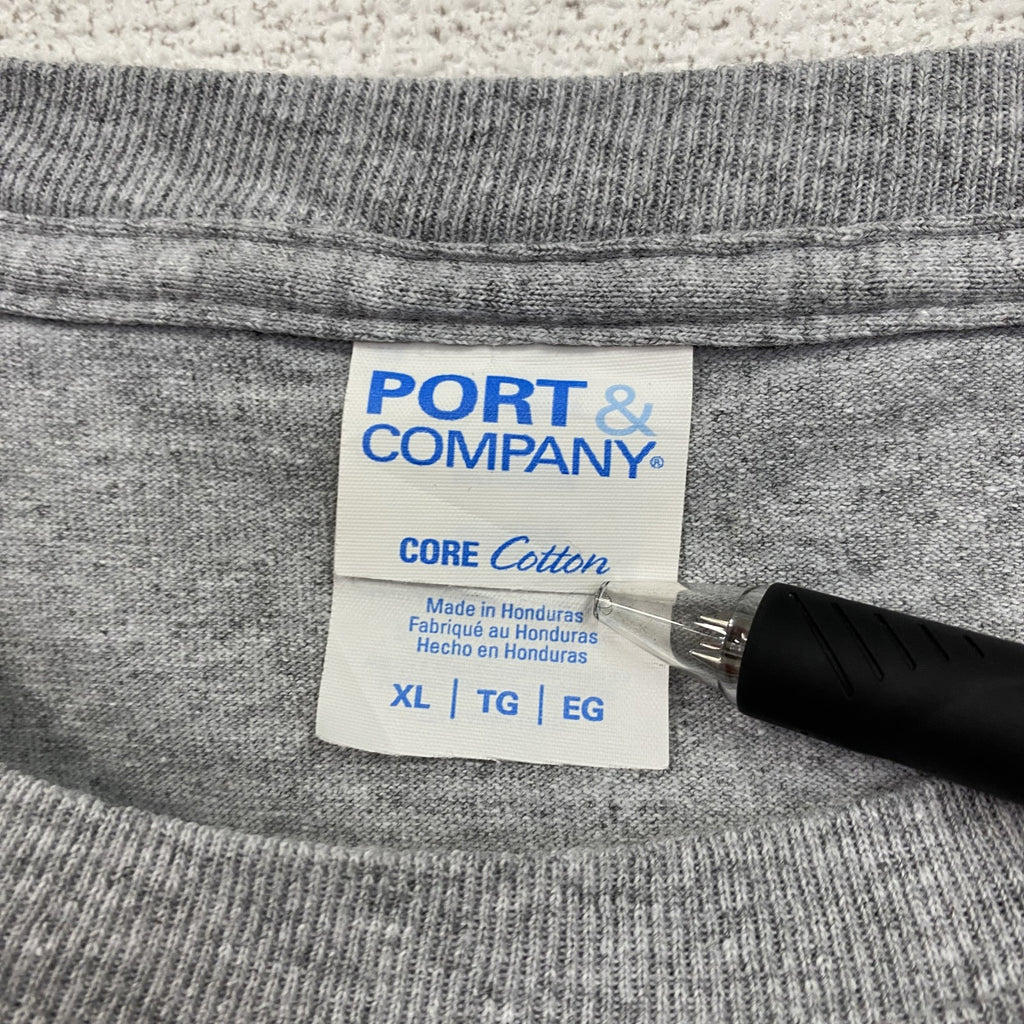 PORT&COMPANY　Sherwin-Williams　半袖プリントTシャツ　灰色　グレー　XLサイズ