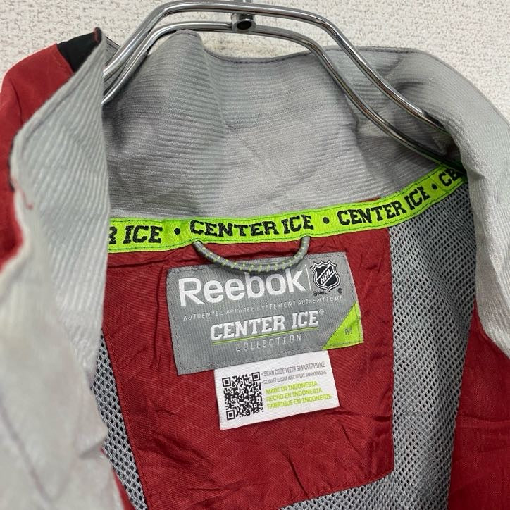Reebok　リーボック　トラックジャケット/ジャージ　赤　レッド　Mサイズ