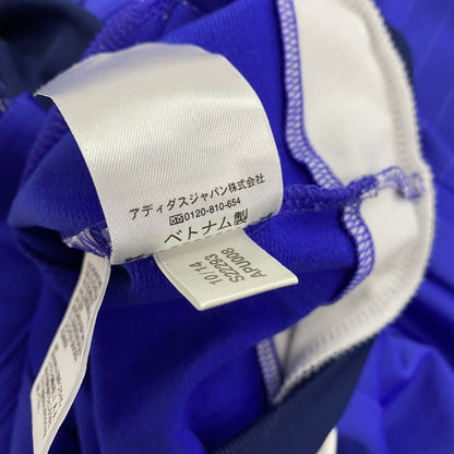 adidas　アディダス　トラックジャケット/ジャージ　パフォーマンスロゴ　デカロゴ　青　ブルー