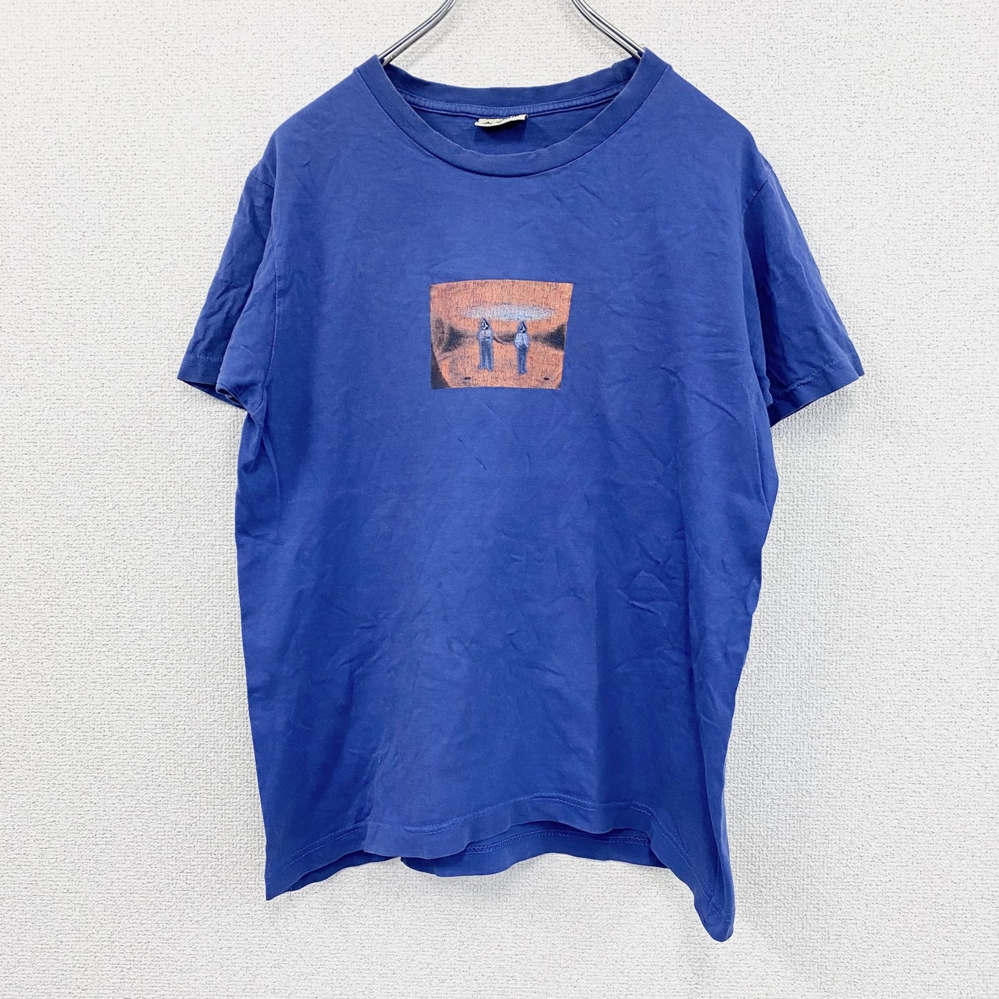 Volcom　ボルコム　半袖プリントTシャツ　青　ブルー　Mサイズ