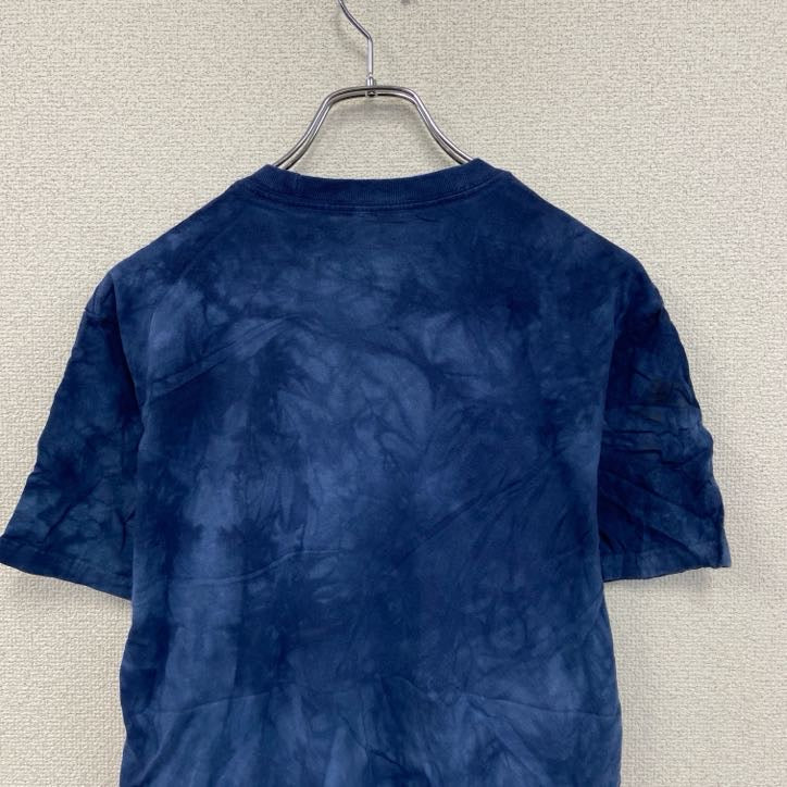 THE MOUNTAIN　ザマウンテン　半袖プリントTシャツ　アニマルT　タイダイ　青　ブルー　Mサイズ