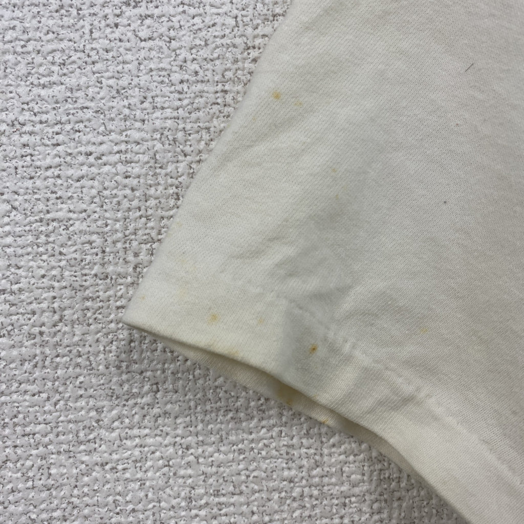90s　 TULTEX　タルテックス　チキチキマシン猛レース　ケンケン　半袖プリントTシャツ　シングルステッチ　白　ホワイト　Mサイズ