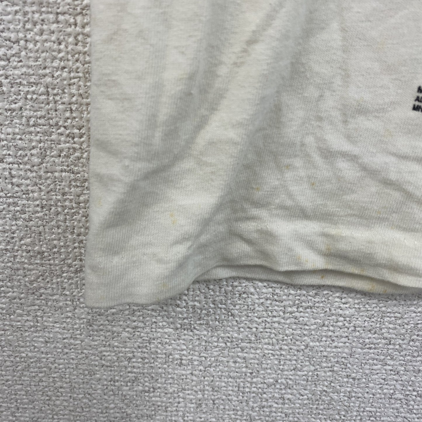 90s　 TULTEX　タルテックス　チキチキマシン猛レース　ケンケン　半袖プリントTシャツ　シングルステッチ　白　ホワイト　Mサイズ