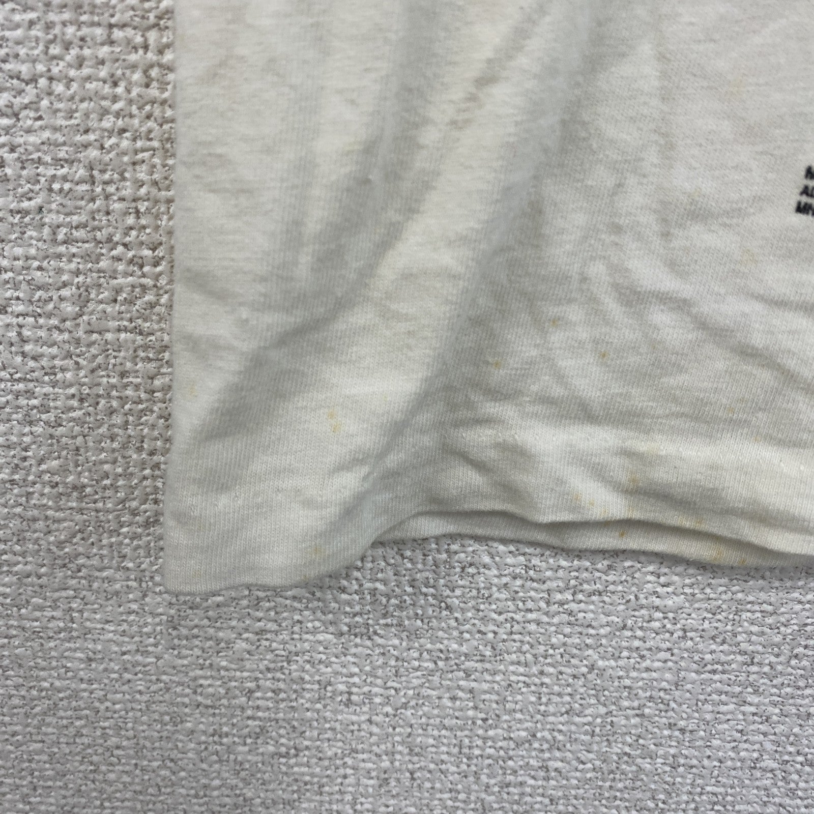 90s　 TULTEX　タルテックス　チキチキマシン猛レース　ケンケン　半袖プリントTシャツ　シングルステッチ　白　ホワイト　Mサイズ