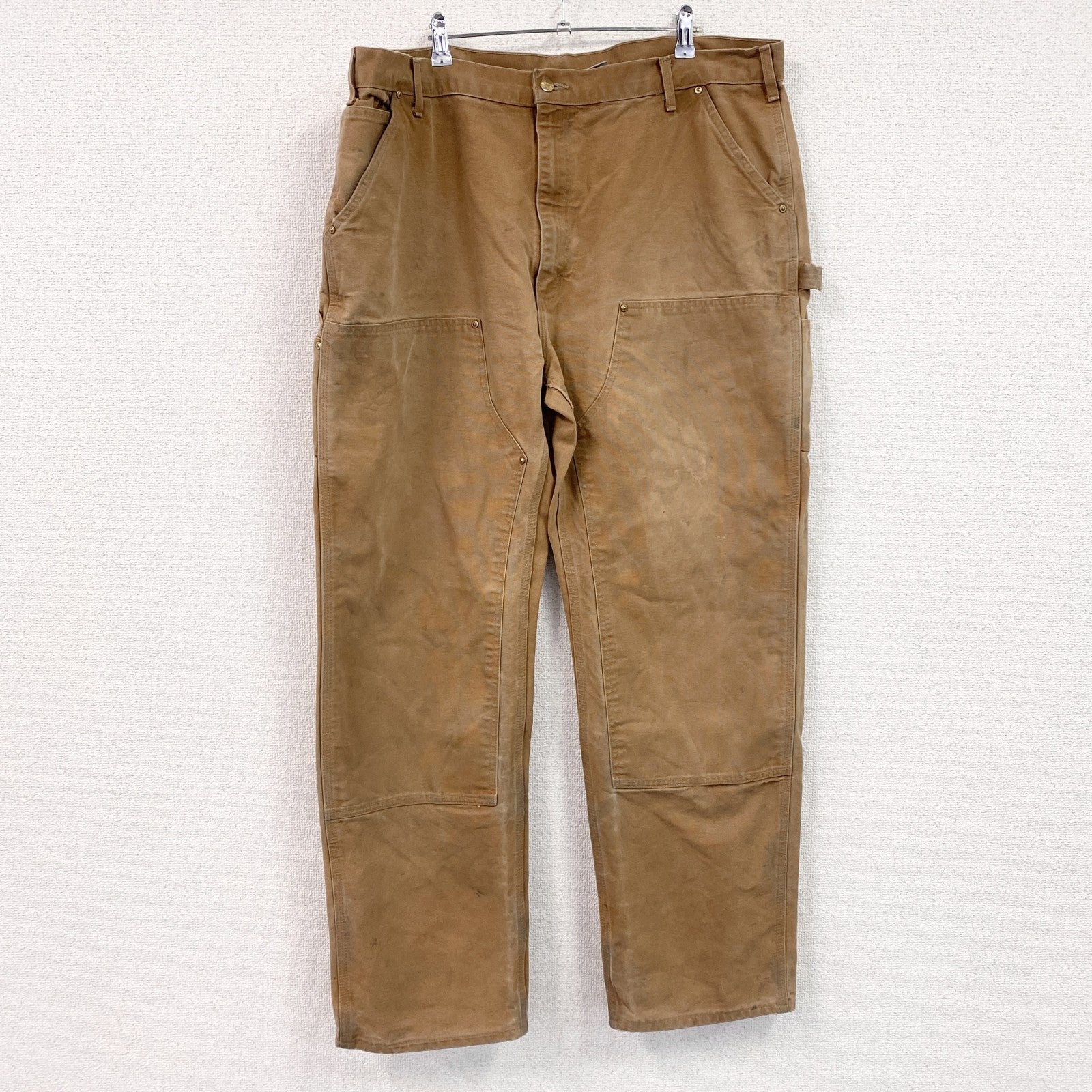 Carhartt　カーハート　ダブルニーダックペインターパンツ　ワークパンツ　ブラウンダック　キャメル　W42