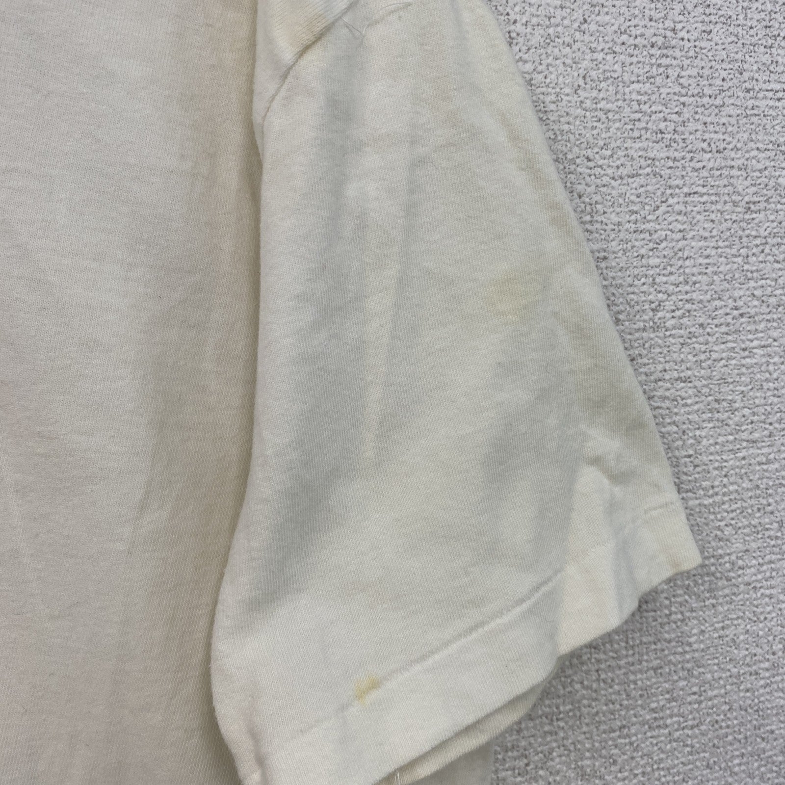90s　BANANA REPUBLIC　バナナリパブリック　半袖プリントアニマルTシャツ　シングルステッチ　白　ホワイト