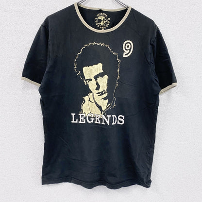 CATSKILL　シド・ヴィシャス　半袖プリントTシャツ　リンガーT　黒　ブラック　Lサイズ