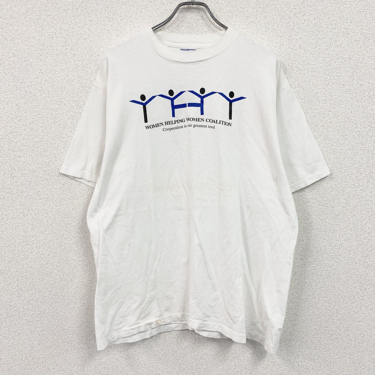 90s～　All Sport　半袖プリントTシャツ　シングルステッチ　ヴィンテージ　白　ホワイト　XLサイズ