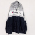 Champion　チャンピオン　フルジップスウェットパーカー/フーディー　灰色　グレー　3XLサイズ