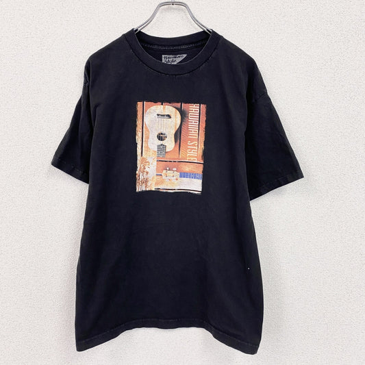 Hawaiian Style　ハワイアンスタイル　半袖プリントTシャツ　黒　ブラック　Lサイズ