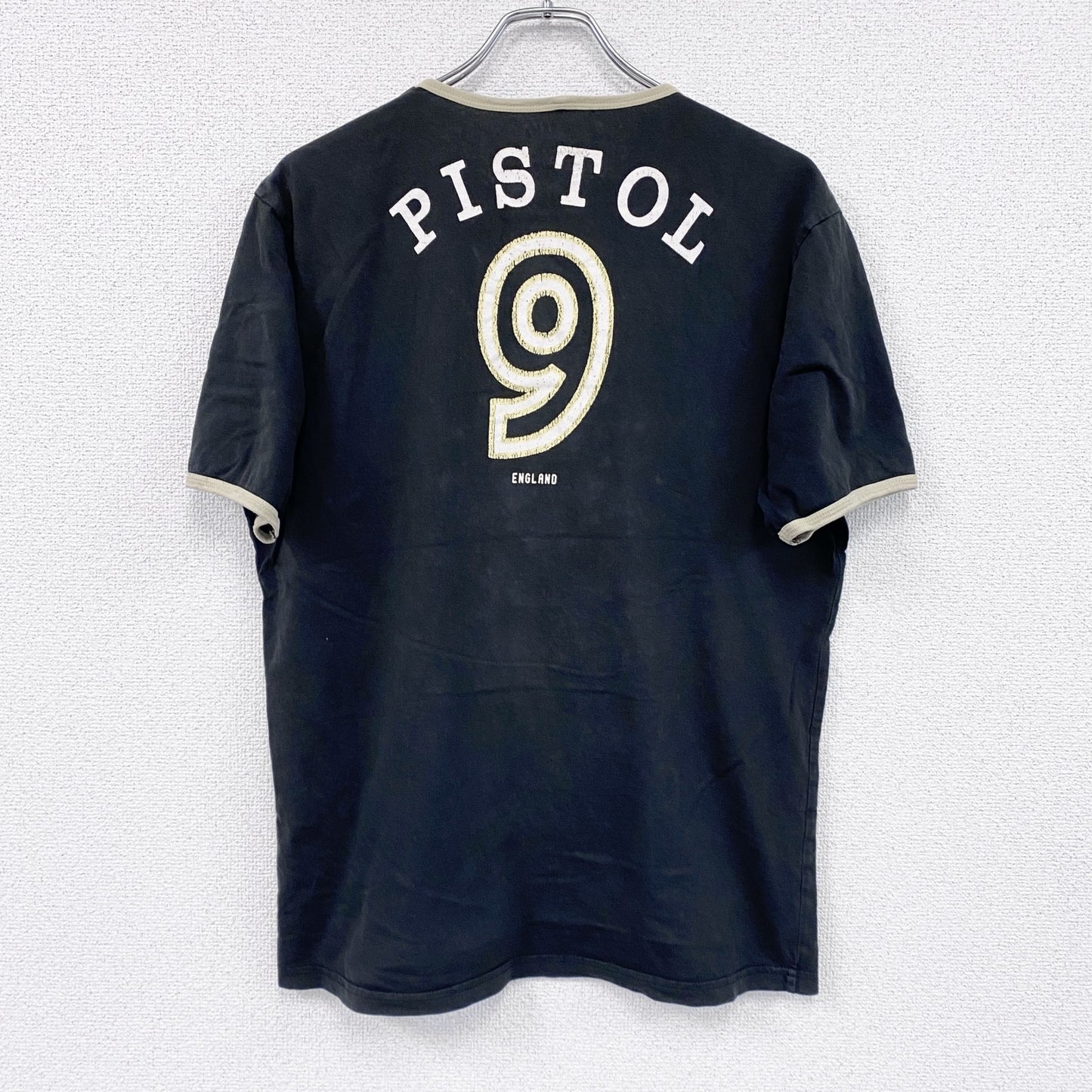 CATSKILL　シド・ヴィシャス　半袖プリントTシャツ　リンガーT　黒　ブラック　Lサイズ