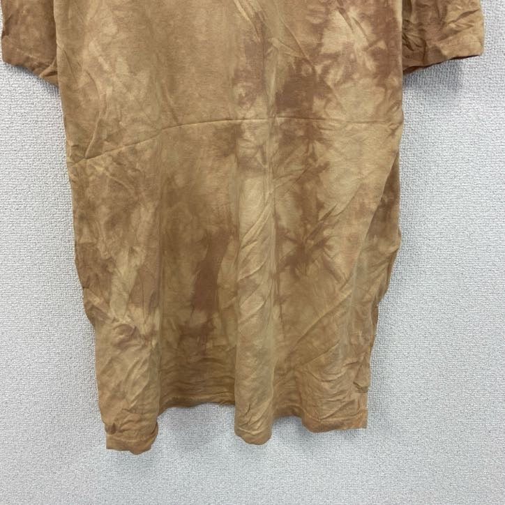THE MOUNTAIN　ザマウンテン　半袖プリントTシャツ　アニマルT　タイダイ　茶色　ブラウン　Lサイズ