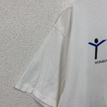 90s～　All Sport　半袖プリントTシャツ　シングルステッチ　ヴィンテージ　白　ホワイト　XLサイズ