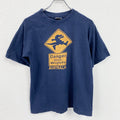 Barbary Goast　半袖プリントTシャツ　紺　ネイビー　Sサイズ