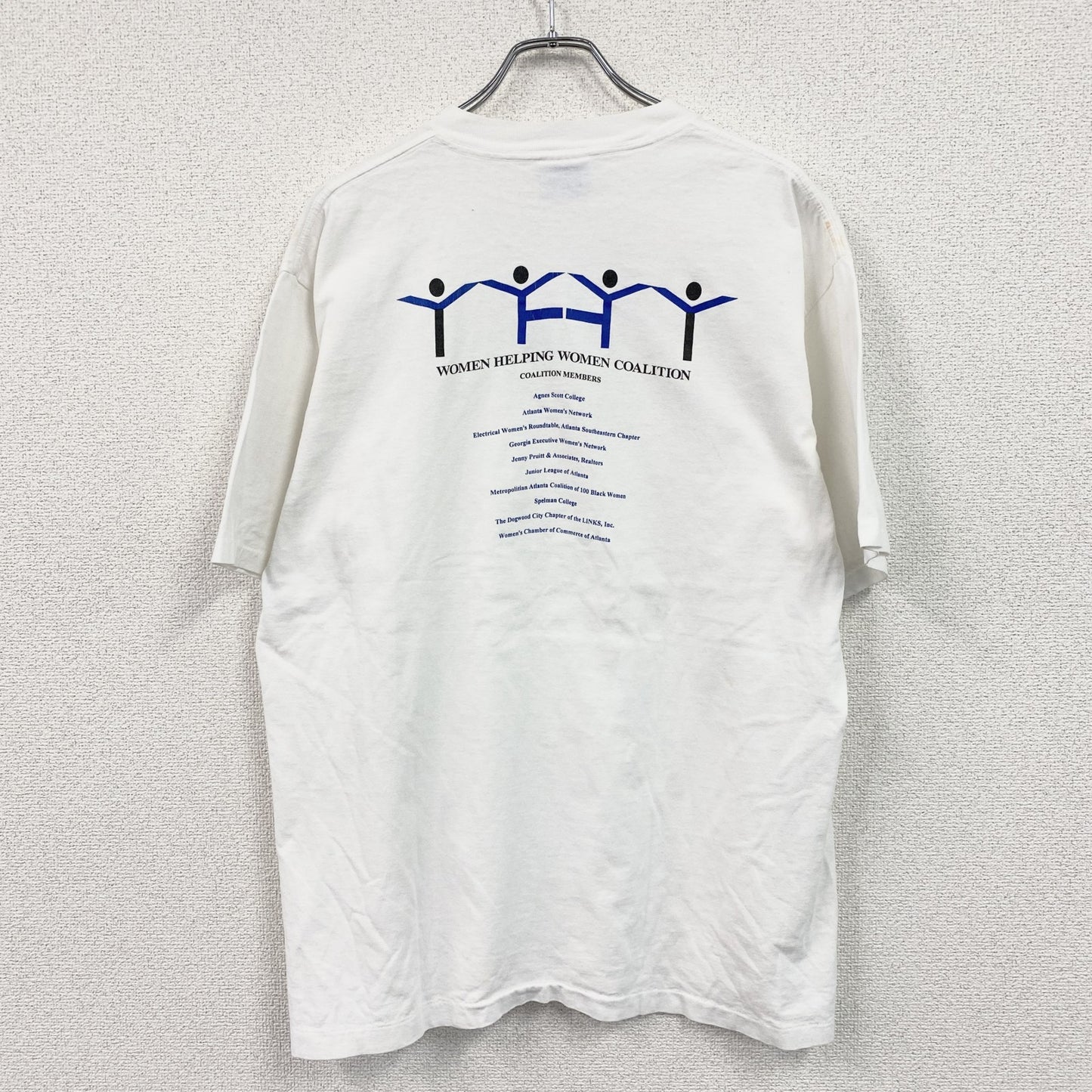 90s～　All Sport　半袖プリントTシャツ　シングルステッチ　ヴィンテージ　白　ホワイト　XLサイズ