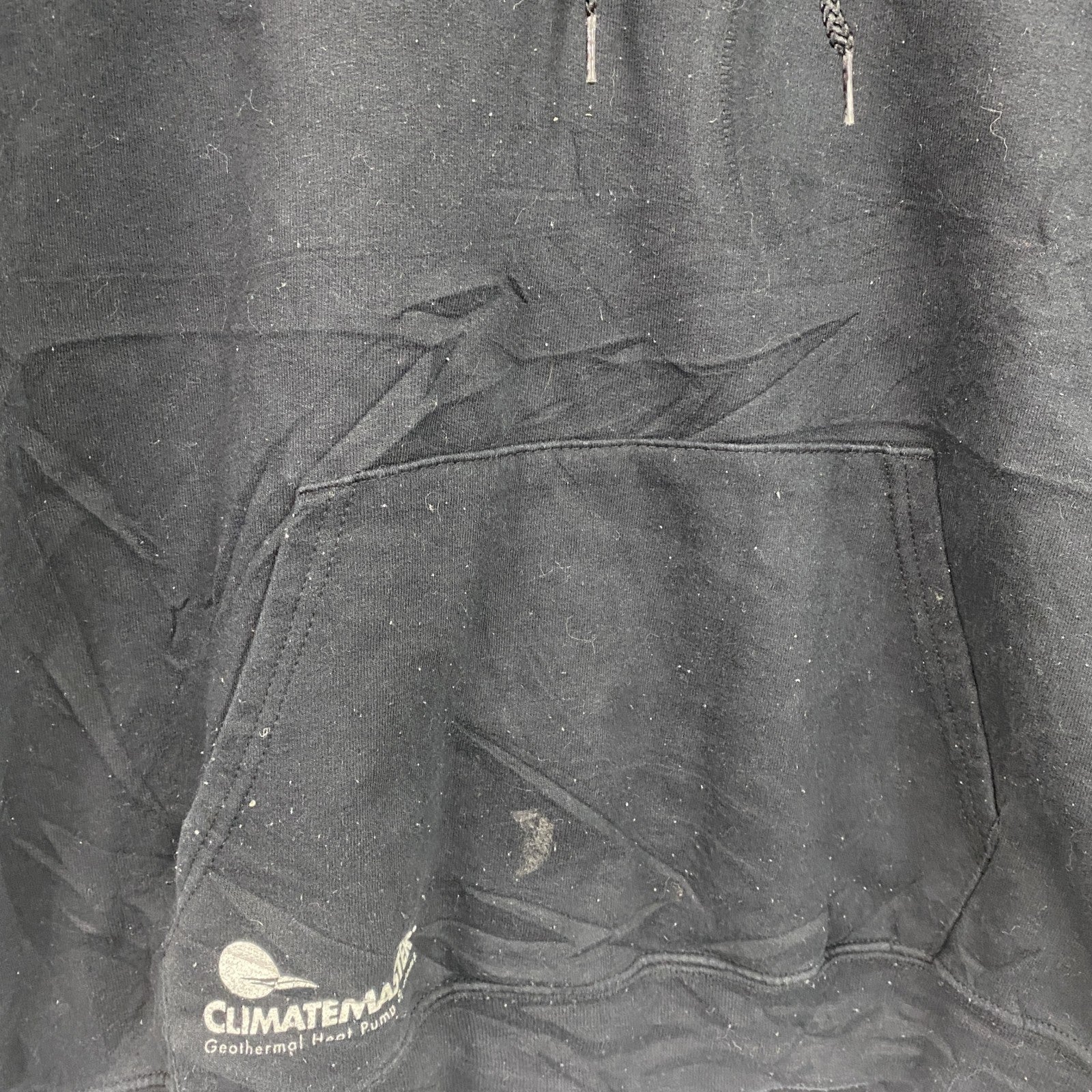 Champion　チャンピオン　スウェットパーカー/フーディー　両面プリント　企業　デカロゴ　現行　黒　ブラック　Lサイズ