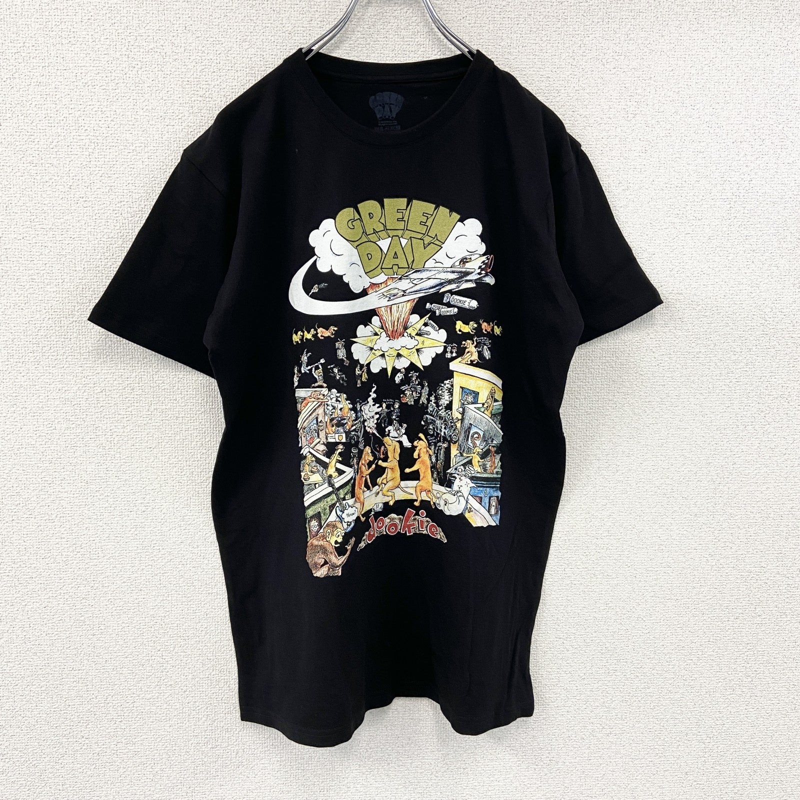 Green Day　グリーンデイ　1994 Tour　半袖プリントＴシャツ　バンドT　オフィシャル　黒　ブラック　Lサイズ【新品・正規品】