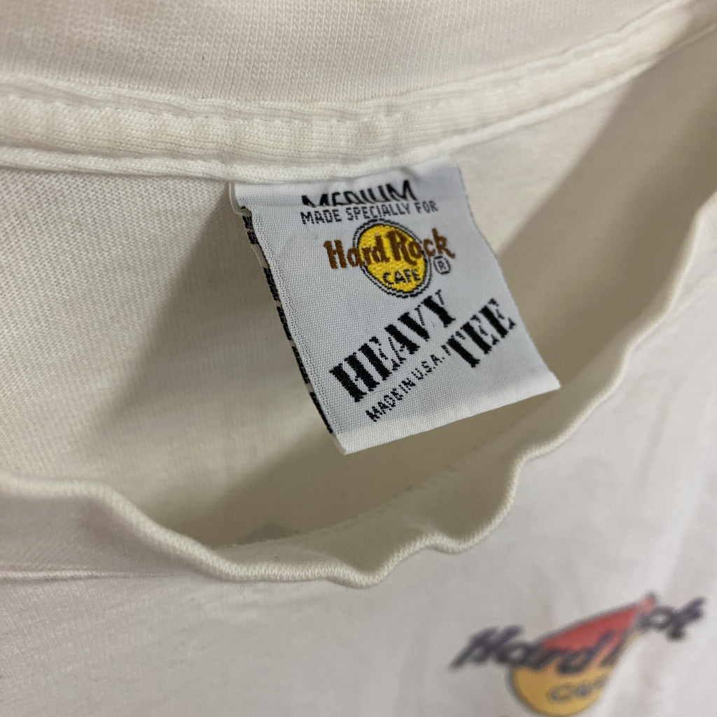 Hard Rock cafe　ハードロックカフェ　半袖プリントTシャツ　白　ホワイト　Mサイズ