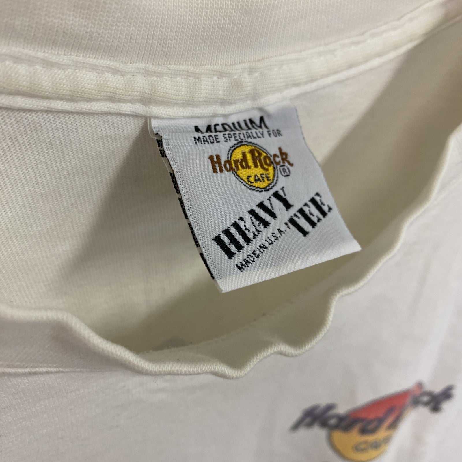 Hard Rock cafe　ハードロックカフェ　半袖プリントTシャツ　白　ホワイト　Mサイズ
