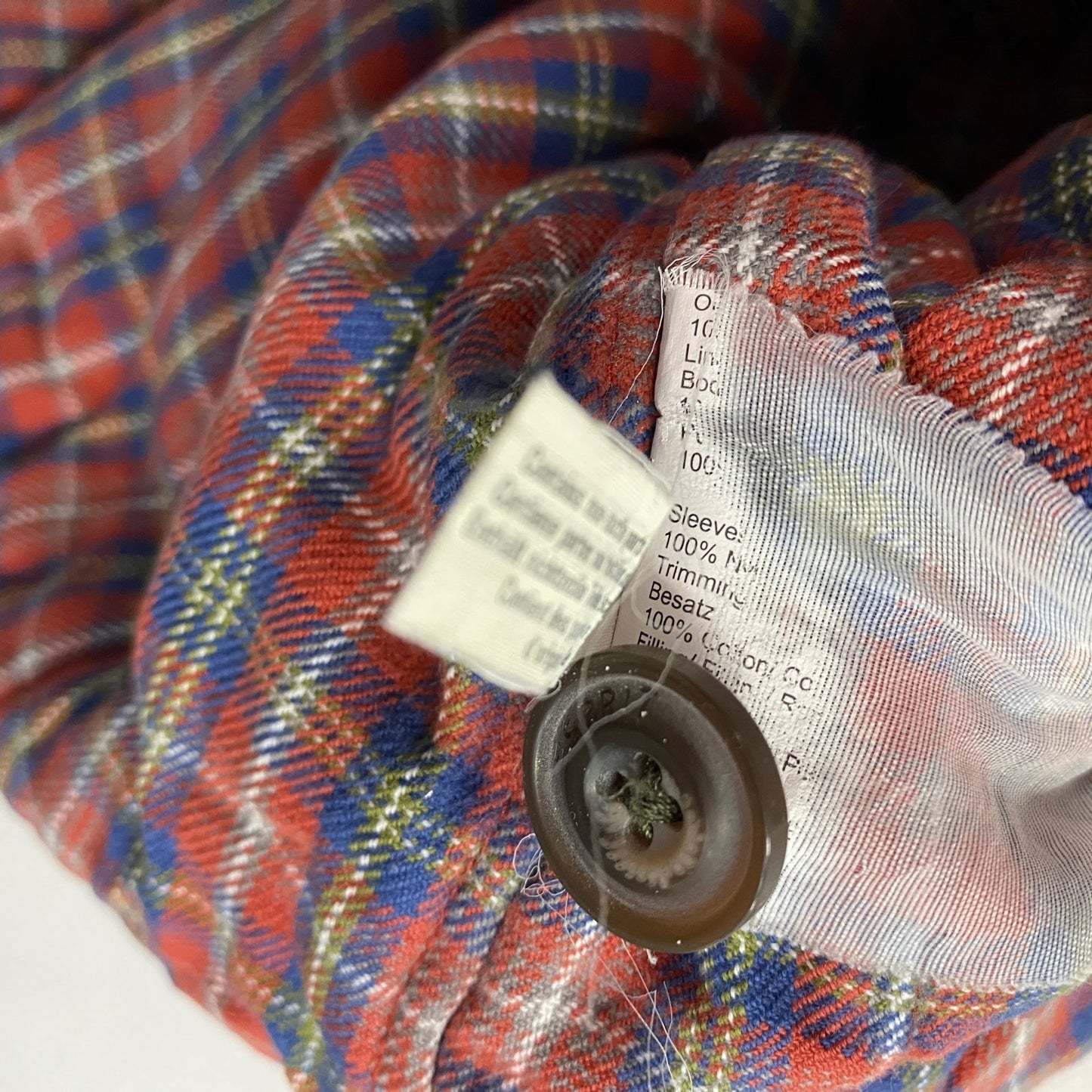 ESPRIT　エスプリ　ファイヤーマンジャケット　比翼仕立て　コーデュロイカラー　デカポケット　カーキ　Mサイズ