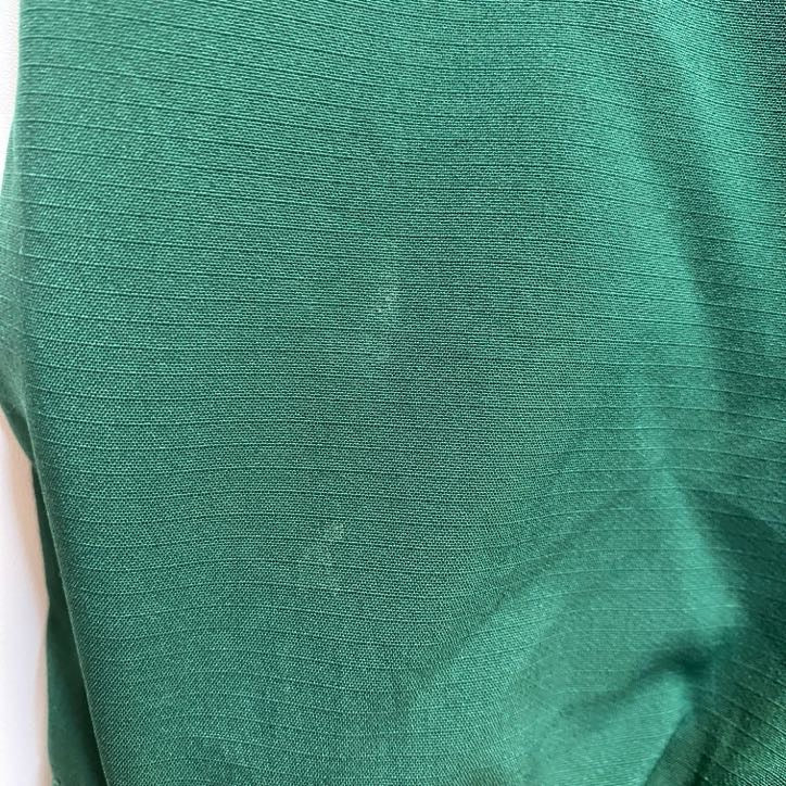 古着 used　Columbia　コロンビア　長袖ハーフジップブルゾン　ワンポイント刺繡ジャンパー　MARSHALL　緑　Mサイズ