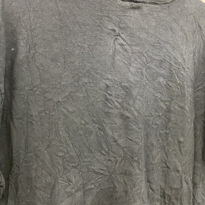 90s　Calvin Klein　カルバンクライン　半袖プリントTシャツ　シングルステッチ　デカロゴ　黒　ブラック　XLサイズ